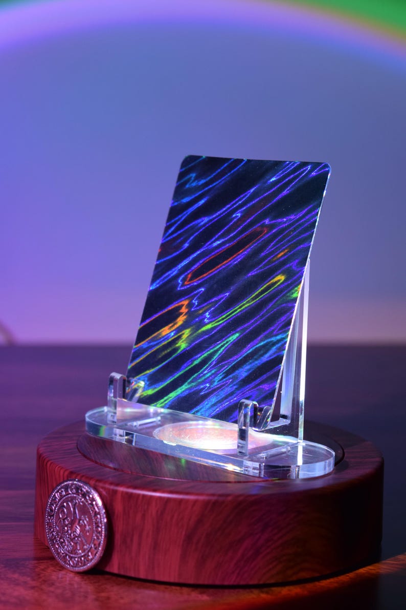 PRECUT Standard TCG 3.5" x 2.5" Holographic 300+ gsm cardstock | Ideal for UV Printing Ripple