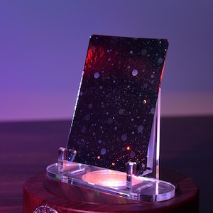 PRECUT Standard TCG 3.5" x 2.5" Holographic 300+ gsm cardstock | Ideal for UV Printing Galaxy