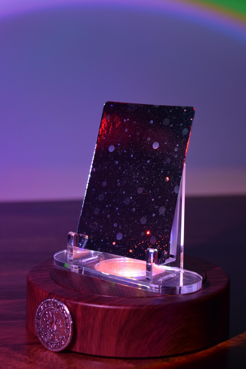 PRECUT Standard TCG 3.5" x 2.5" Holographic 300+ gsm cardstock | Ideal for UV Printing Galaxy