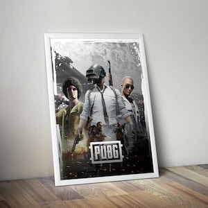 PUBG Poster | PUBG Prints | PlayerUnknown's Battlegrounds Poster | Video Game Posters | Gaming Posters | Video Game Prints | Gaming Gifts
