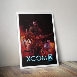 XCOM 2: War of The Chosen ポスター | ゲーム ポスター | XCOM シリーズ プリント | ビデオゲーム ポスター | 大型ポスター プリント | 壁装飾ポスター