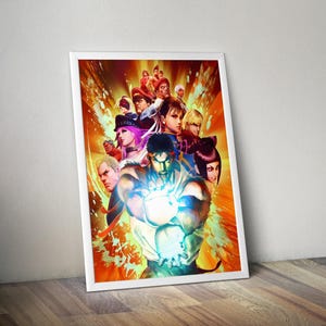 Street Fighter Poster | Gaming Poster | Street Fighter Prints | Video Game Posters | Ryu Hoshi Poster | Wall Decor Posters | Gaming Gifts