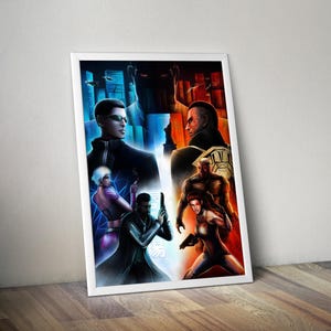 Deus Ex Poster | Deus Ex Prints | Gaming Posters | RPG Poster | Video Game Posters | Gaming Gifts | Wall Decor Posters | Video Game Prints