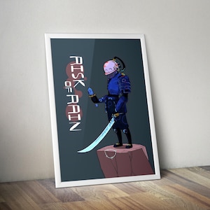 Risk of Rain Poster | Risk of Rain Prints | Roguelike Poster | Video Game Posters | Gaming Posters | Video Game Print | Gaming Gifts