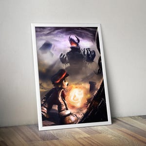 Mario Poster | Super Mario Drucke | Retro Game Poster | Videospiel Poster | Gaming Poster | Videospiel Drucke | Gaming-Geschenke