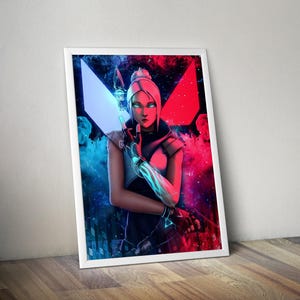 Valorant Poster | Gaming Poster | Valorant Prints | Jett Poster | Video Game Poster | Wall Decor Posters | Large Poster Prints | Gamer Gifts