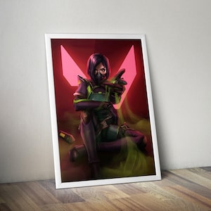 Valorant Poster | Gaming Poster | Valorant Prints | Viper Poster | Video Game Poster | Wall Decor Posters | Large Poster Print | Gamer Gifts