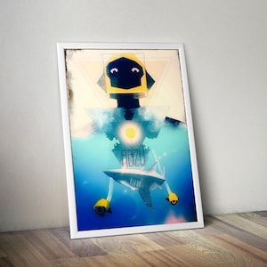 Abzu Poster | Abzu Prints | Gaming Cover | Gaming Posters | Gaming Decors | Video Game Posters | Gaming Gifts | Video Game Print | Wall Arts