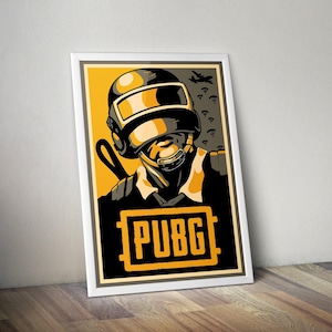 PUBG Poster | PUBG Prints | PlayerUnknown's Battlegrounds Poster | Video Game Posters | Gaming Posters | Video Game Prints | Gaming Gifts