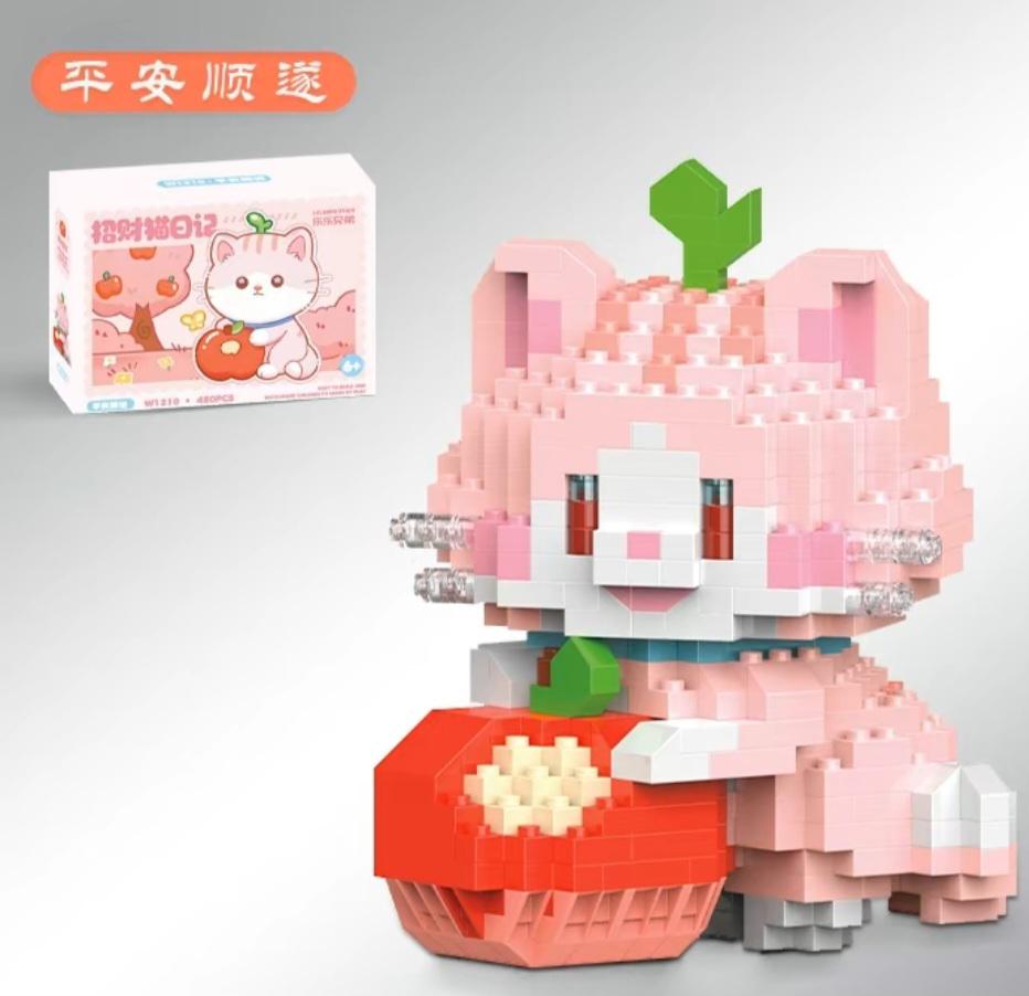 Cute Cartoon Block Mini Character Building Block Toys Game Character - Etsy
