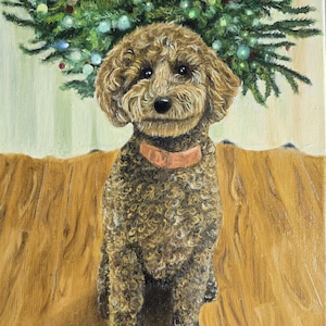 Portrait personnalisé peinture à l'huile à partir d'une photo, portrait peint à la main sur commande, portrait de chat, portrait d'animal de compagnie, occasion spéciale/cadeaux personnalisés