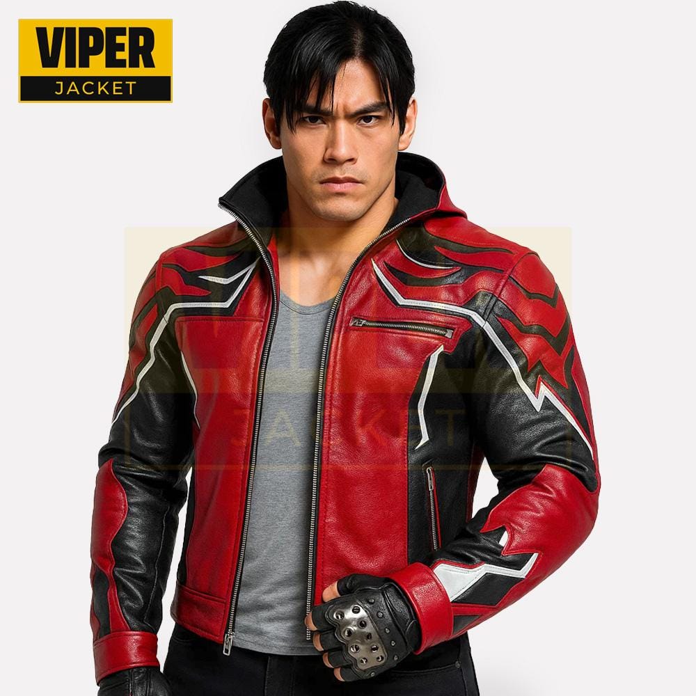 【DEARMINE】Viper Leather Jacket ViperJackets - Etsy