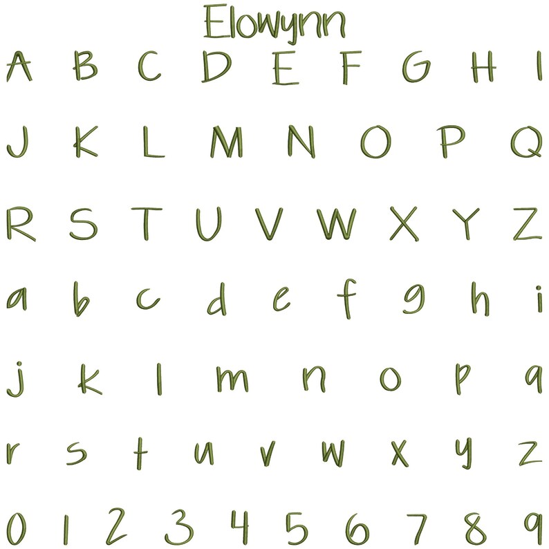 Mini Script Letters BX Mini Cursive Machine Embroidery Font, Monogram Script Alphabet ...