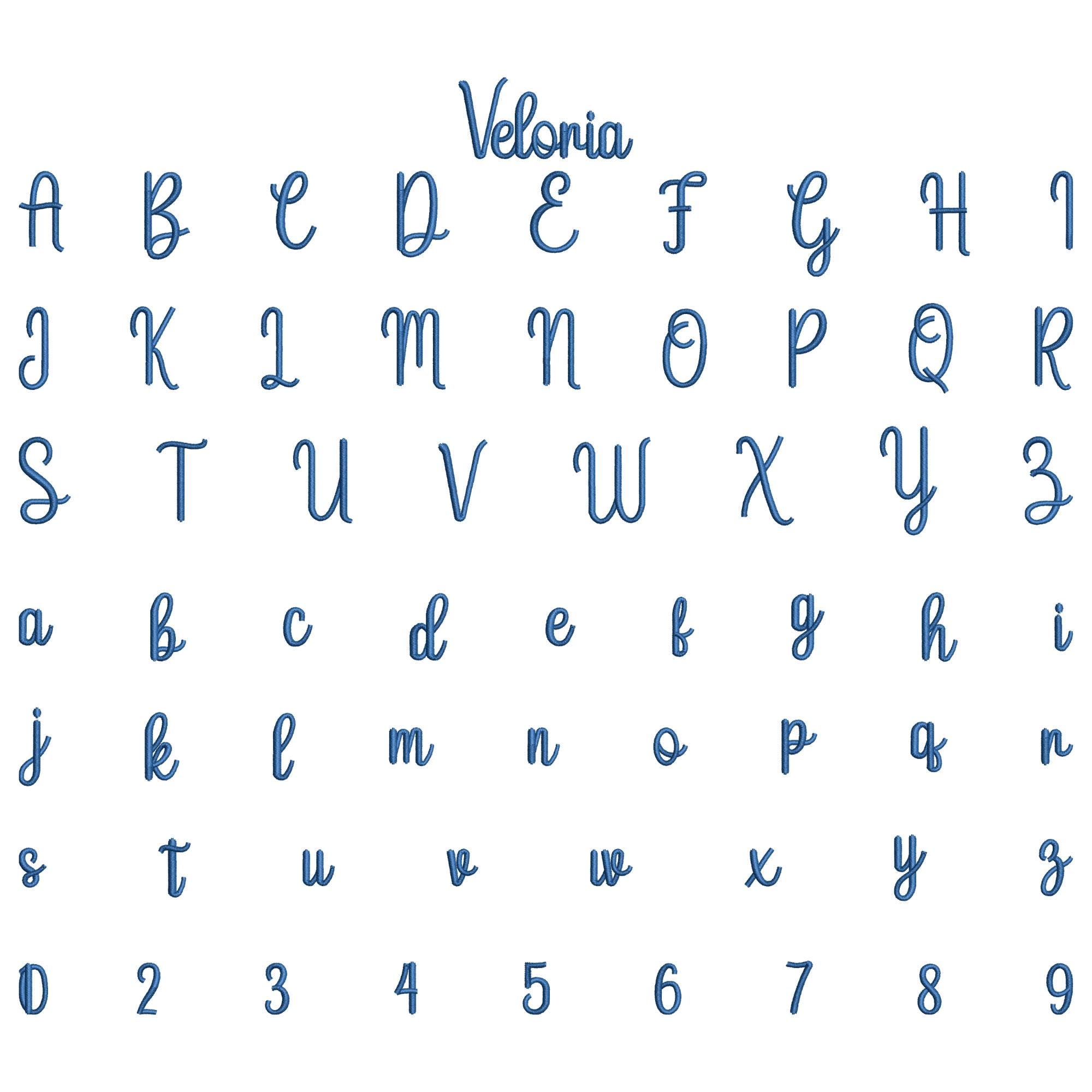 Mini Script Letters BX Mini Cursive Machine Embroidery Font, Monogram Script Alphabet ...