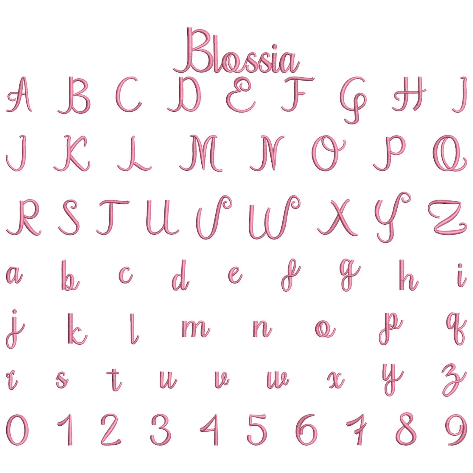 Mini In Cursive BX Mini Cursive Machine Embroidery Font, Monogram Script Alphabet ...