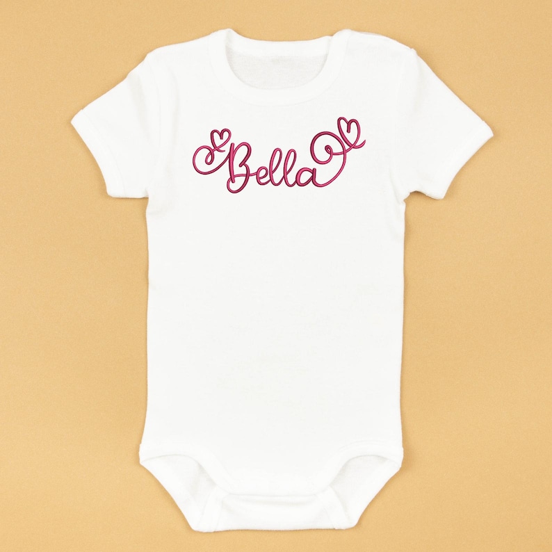 BX Cursive Machine Embroidery Font, Monogram Script Alphabet, Satin ...