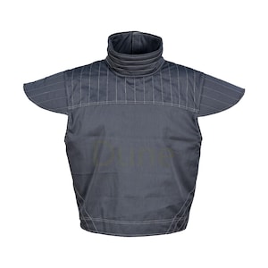 Boba Fett Inspired Flight Suit Vest with neck seal | Star Wars Mandalorian Sci-Fi Costume Piece | Premium Cosplay Armor Vest