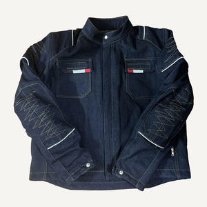 Kevlar-Lined Motorcycle Denim Jacket | Protective Biker Jacket with CE Level 2 Armor | Reinforced Riding Gear for Men