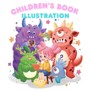 Hand-Drawn Children’s Book Illustrations | Custom Storybook Art for Self-Publishing Authors, Whimsical & Unique Design