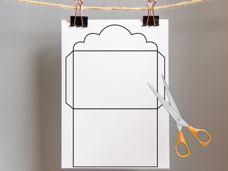 Envelope Template Bundle|envelope SVG Templates|money Envelope Blank ...