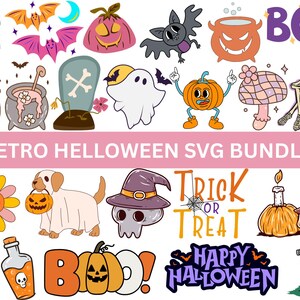 Halloween retrô svg | Designs de sublimação de Halloween | Cachorro fantasma svg | Clipart de Halloween descolado | Camiseta fantasma | Png de outono | Uso comercial | Halloween