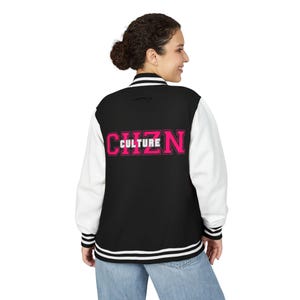 Unisex Heavyweight Letterman Jacket, Trendy Varsity Jacket, Streetwear Outerwear, Gift for Students, Culture Apparel, Sports Fashion