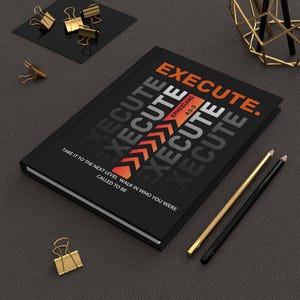 Execute Journal | Hardcover Matte, Motivational Scripture Ephesians 4:13
