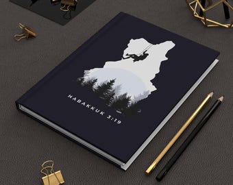 Habakkuk 3:19 Climber Journal | Hardcover Journal