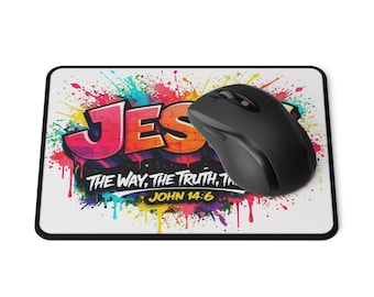 Jesus Graffiti The Way The Truth The Life Mouse Pad | John 14:6