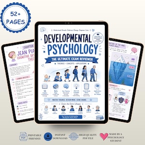 Psychology Exam Guide: Developmental Psychology Study Notes (PDF Download)