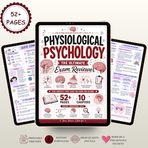 Leitfaden zur Vorbereitung auf die Psychologieprüfung: Lernnotizen zur Physiologischen Psychologie (PDF-Download)