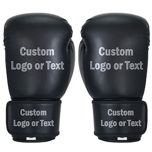 Customized Boxing Gloves - Adult, Youth, & Kids - Personalized with Custom Name or Logo (Print or Embroidery)