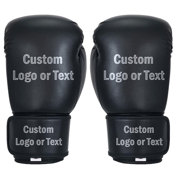 Customized Boxing Gloves - Adult, Youth, & Kids - Personalized with Custom Name or Logo (Print or Embroidery)