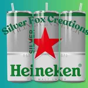 Heineken Silber 20 oz Becher Digital Design