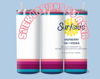 Conjunto de copo térmico Surfside de 20 oz com design digital