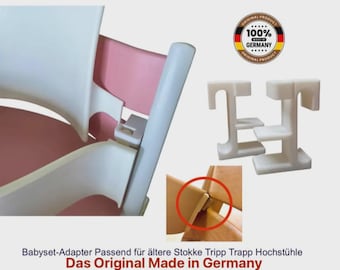 Original Babyset-Adapter Passend für Stokke Tripp Trapp Hochstuhl vor 2003 - (Babyset V1,V2,V3,V4 Tisch Tray Bezug Newbornset ) geeignet
