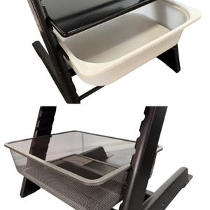 Ikea adapter set for Stokke Tripp Trapp - Trofast metal basket and plastic basket (1 set for left and right)