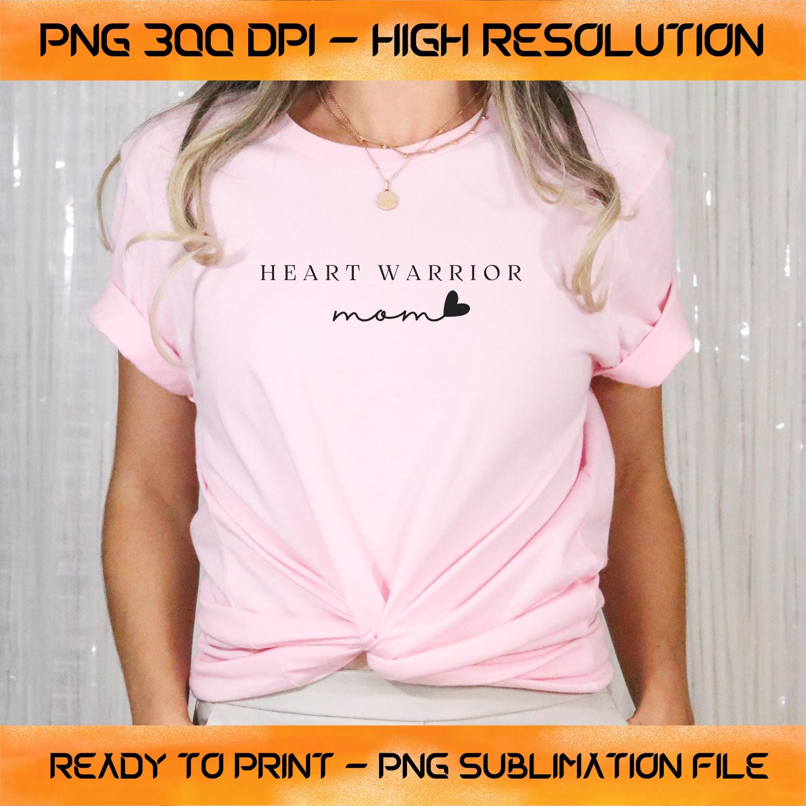 Heart Warrior Mama Png, Heart Disease Awareness PNG, Heart Warrior, Chd ...