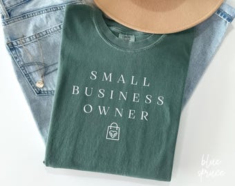 Camisa de proprietário de pequena empresa, camisa de proprietário de empresa, presente para pequena empresa, camisa de chefe, presente de empreendedor, camisa de empreendedor, camisa clássica V047