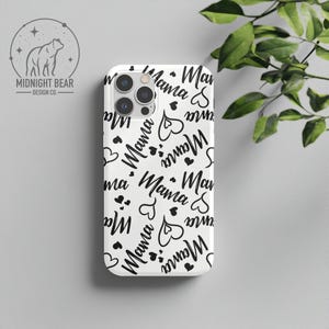 Mama Phone Case, Hearts Tough Case, Protective Cover,  Mothers day gift, Gift for Her, Personalized Phone case, iPhone, Samsung, Mother Gift