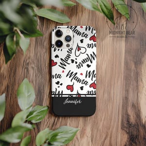 Mama Phone Case, Hearts Tough Case, Protective Cover, Mothers day gift, Gift for Her, Personalized Phone case, iPhone, Samsung, Mother gifts