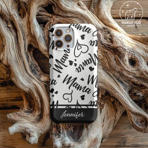 Mama Phone Case, Hearts Tough Case, Protective Cover, Mothers day gift, Gift for Her, Personalized Phone case, iPhone, Samsung, Mother gifts