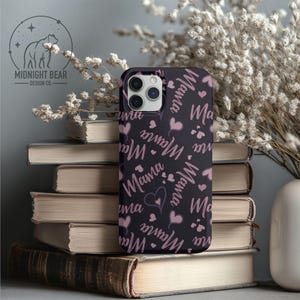 Mama Phone Case, Hearts Tough Case, Protective Cover,  Mothers day gift, Gift for Her, Personalized Phone case, iPhone, Samsung