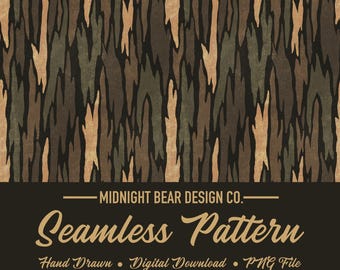 Patrón de camuflaje de corteza sin costuras, camuflaje de bosque, tela para caza y actividades al aire libre, papel tapiz, papel digital, corteza de árbol, tela para decoración de cabaña