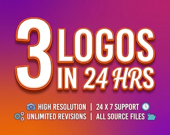 Custom Minimalist Logo Design, Professional Brand Identity, Fast 24 Hour Delivery, PNG SVG Vector