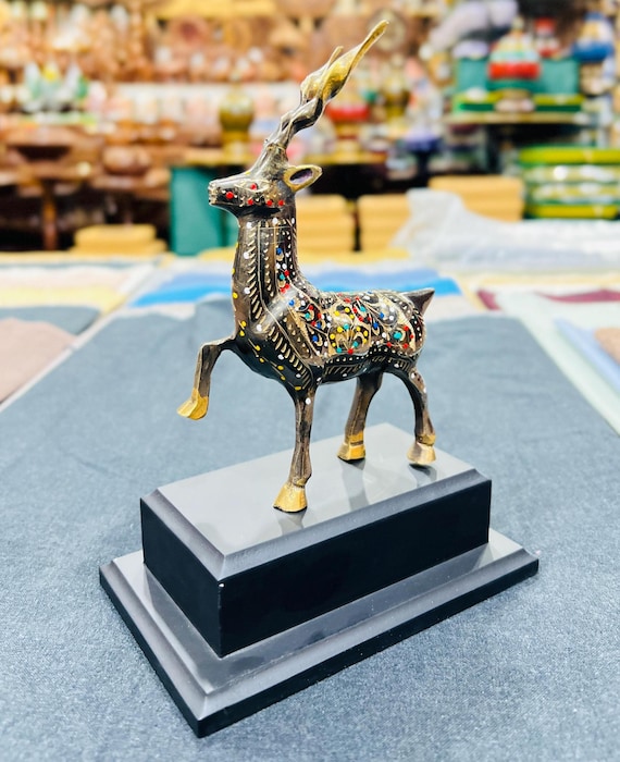 金属　真鍮　鹿　ペア　置物　中 金属 真鍮 鹿 ペア 置物 大 金属 真鍮 鹿 ペア 置物 大 金属 真鍮 鹿 ペア