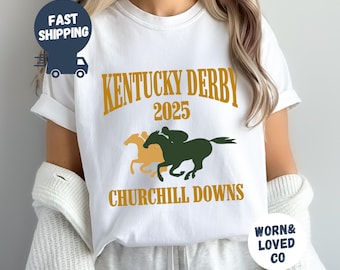Kentucky Derby 2025 Comfort Colors Shirt, Kentucky Derby Est TShirt, Derby Party Gift Shirt, Talk Derby To Me Tee, Kentucky Derby Club Shirt