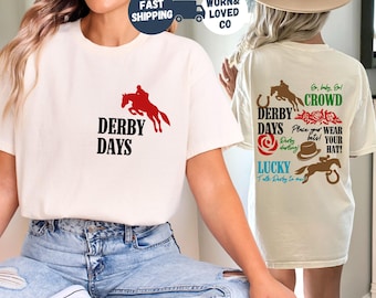 Camiseta del Derby de Kentucky 2025, camiseta de regalo para amantes de los caballos, camiseta "Háblame del Derby", sudadera para fiesta del Derby, camiseta "Vamos, bebé, vamos al Derby", club del Derby