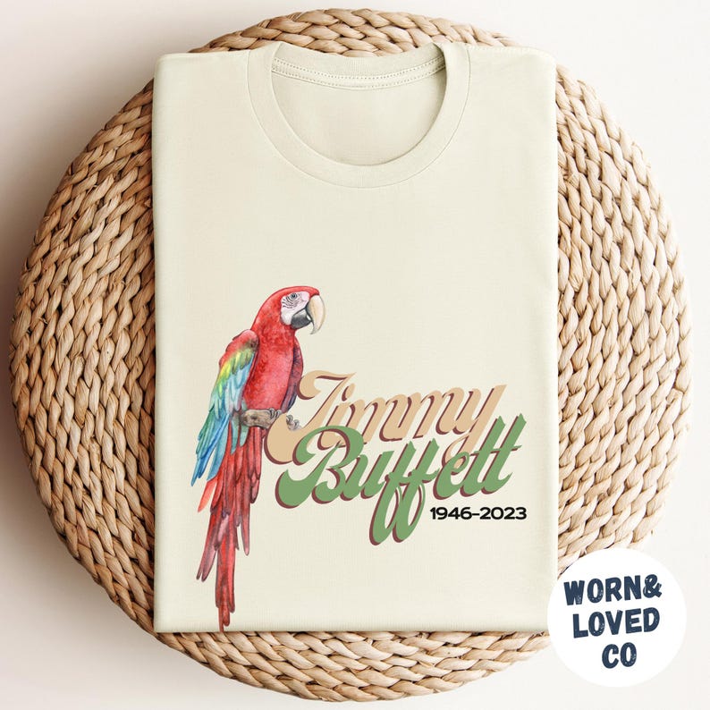 Maglietta Jimmy Buffett 2022 Tour – Collezione Ufficiale, Nero, Tutte Le Taglie
