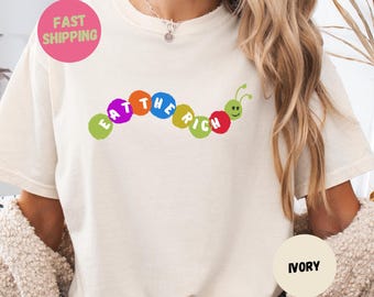 Eat the Rich Comfort Colors Shirt, Hungry Caterpillar T-Shirt, Activist Shirt, Anti Capitalism T-Shirt, Tax The Rich Tee, Liberal Gift Shirt